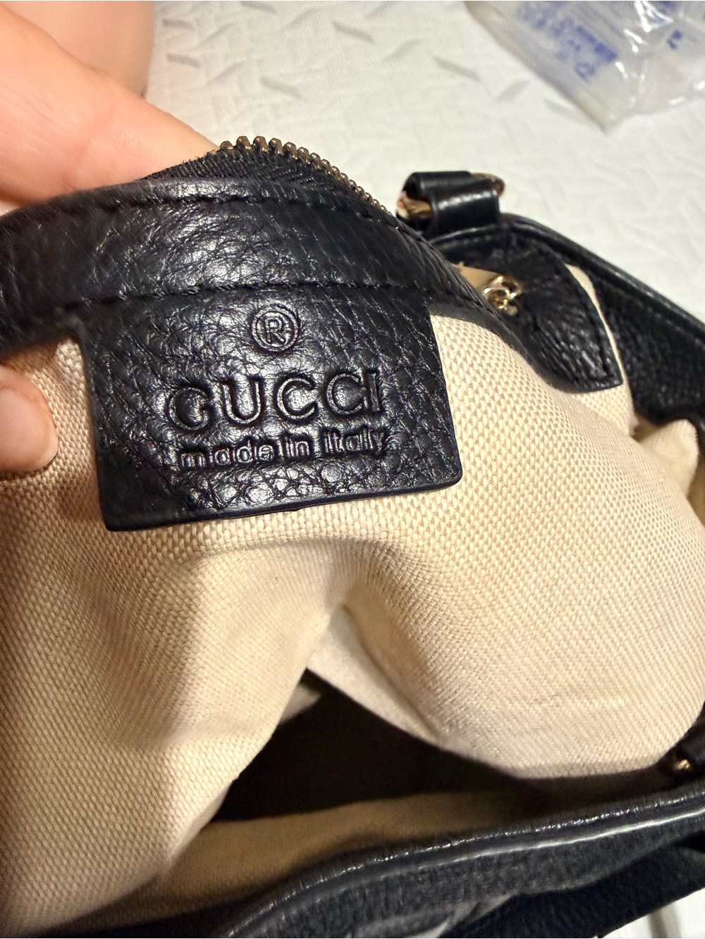Gucci Soho Black Leather Tote - Picture 6 of 16